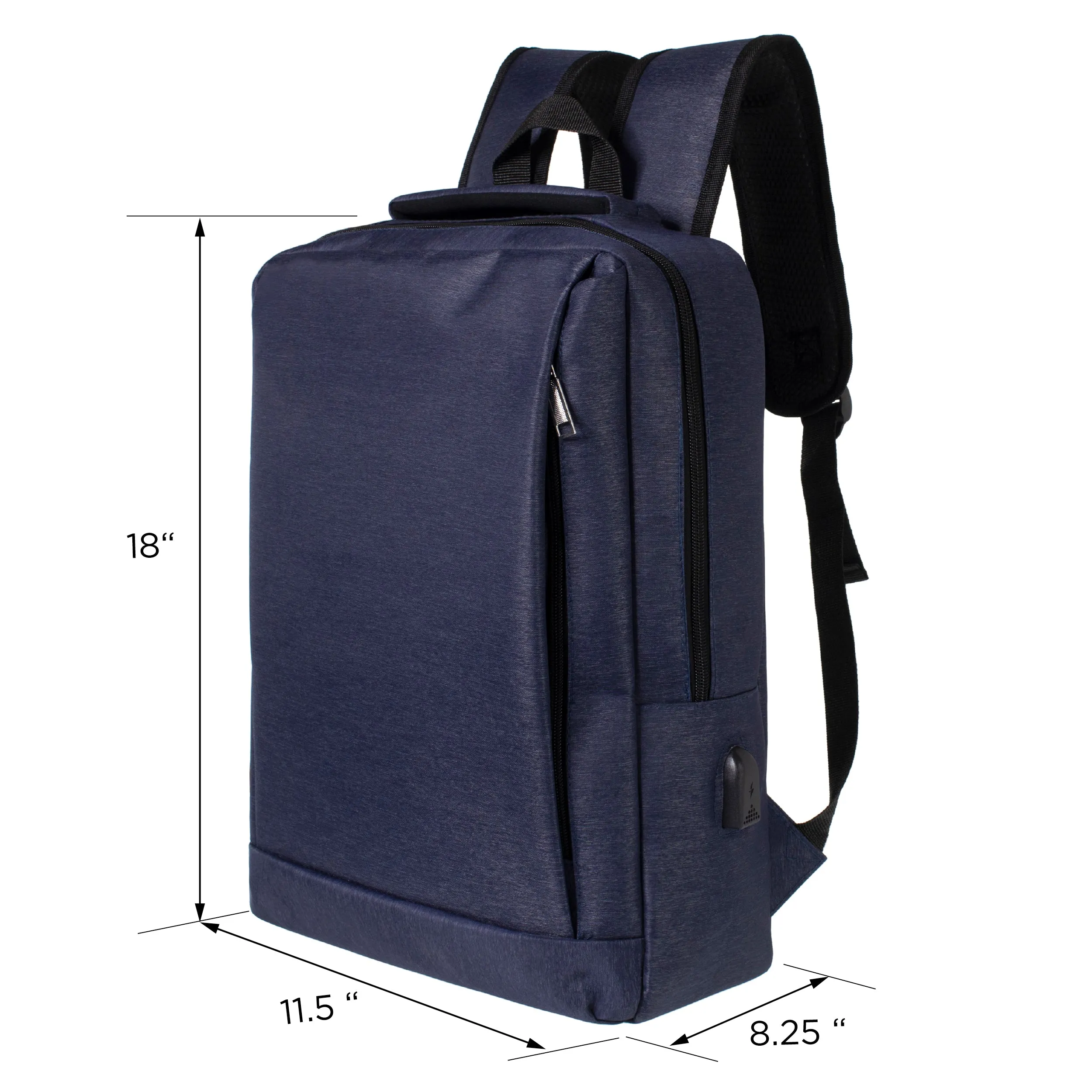 12 Wholesale 18" Premium Laptop Backpacks & 12 Bulk School Supply Kits of Your Choice