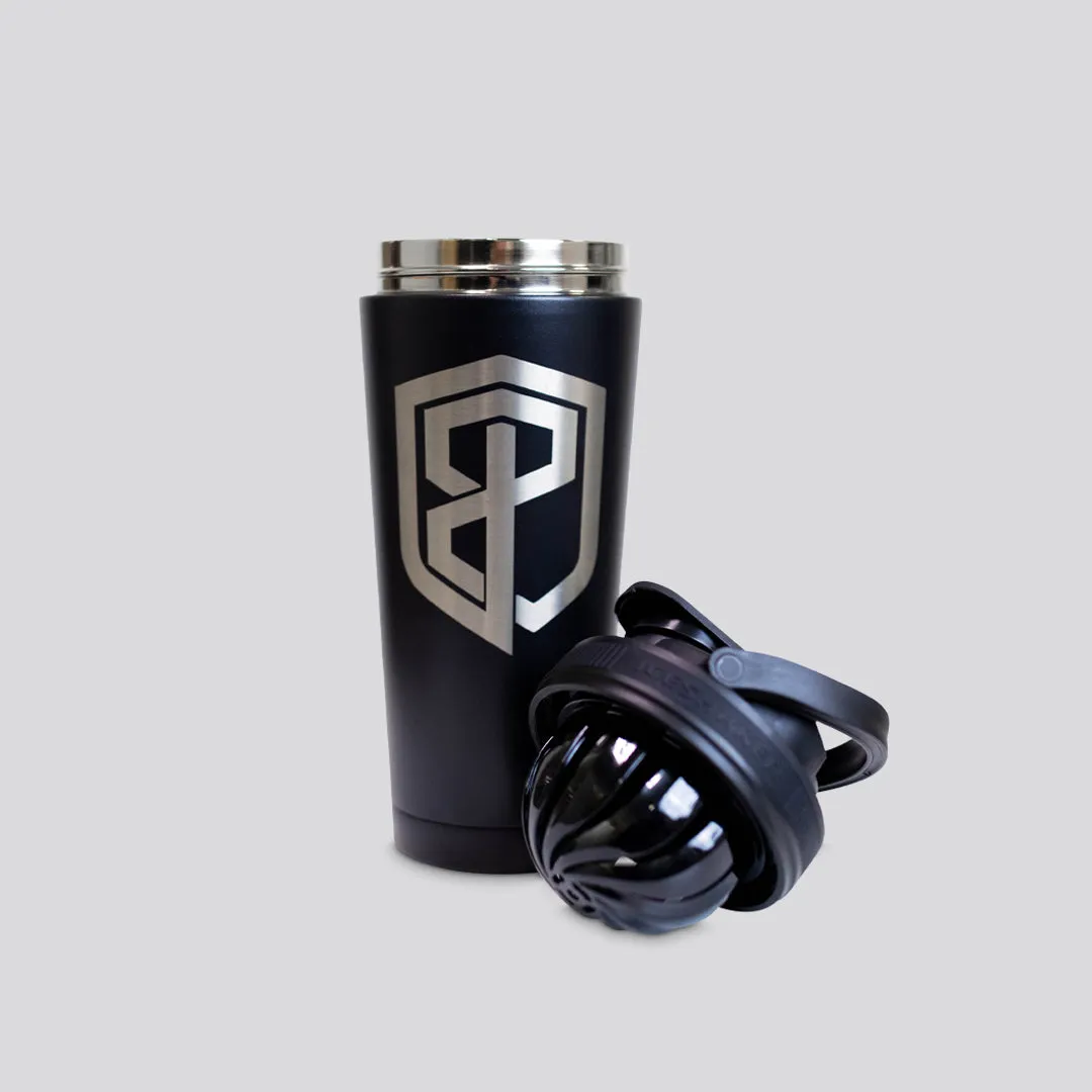 26 Oz. Born Primitive Ice Shaker Bottle | Black