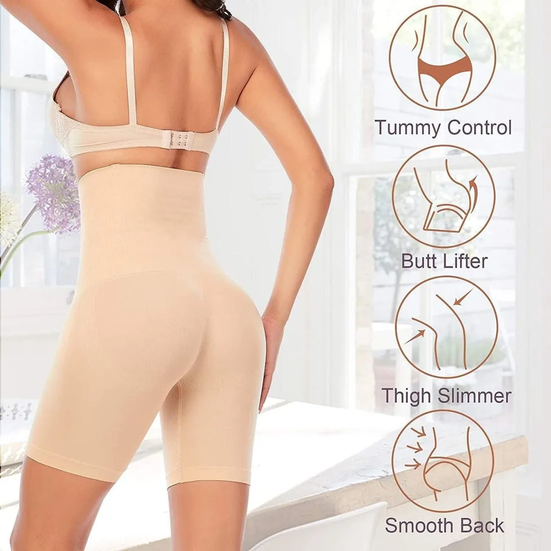 4-in-1 Quick Slim Tummy, Back, Thighs, Hips Body Shaper