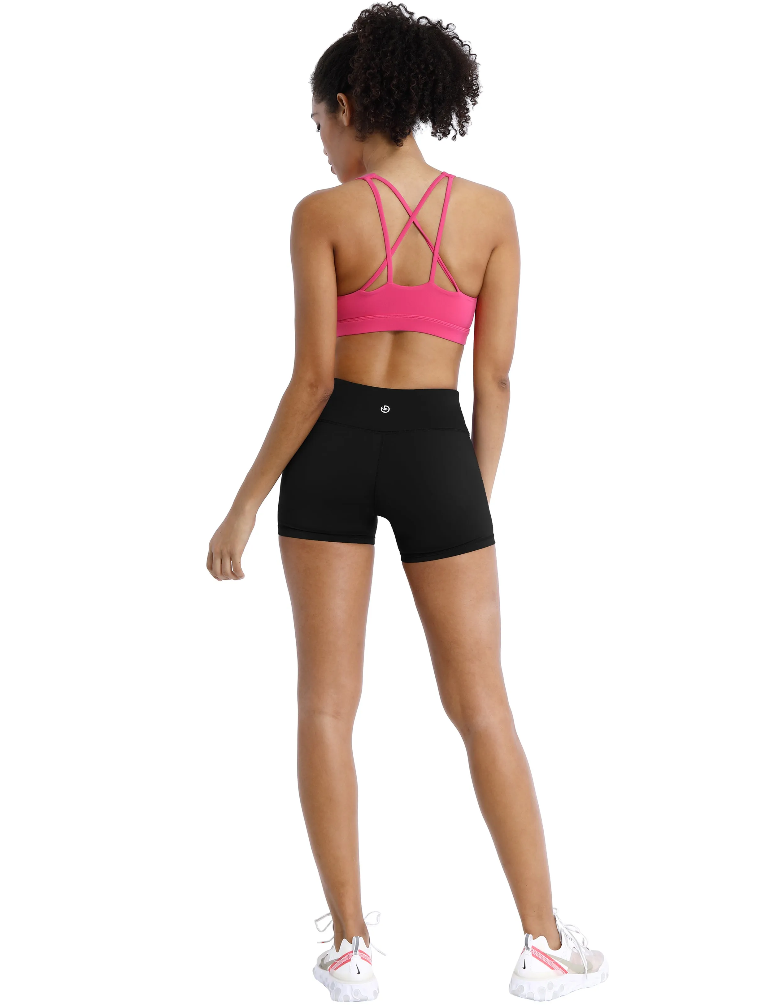 4" Yoga Shorts black