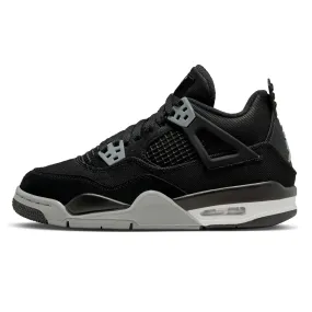 AIR JORDAN 4 RETRO BLACK CANVAS (GS) 2022