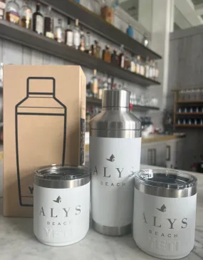 Alys x Yeti Shaker Set w/2 Lowball Tumblers