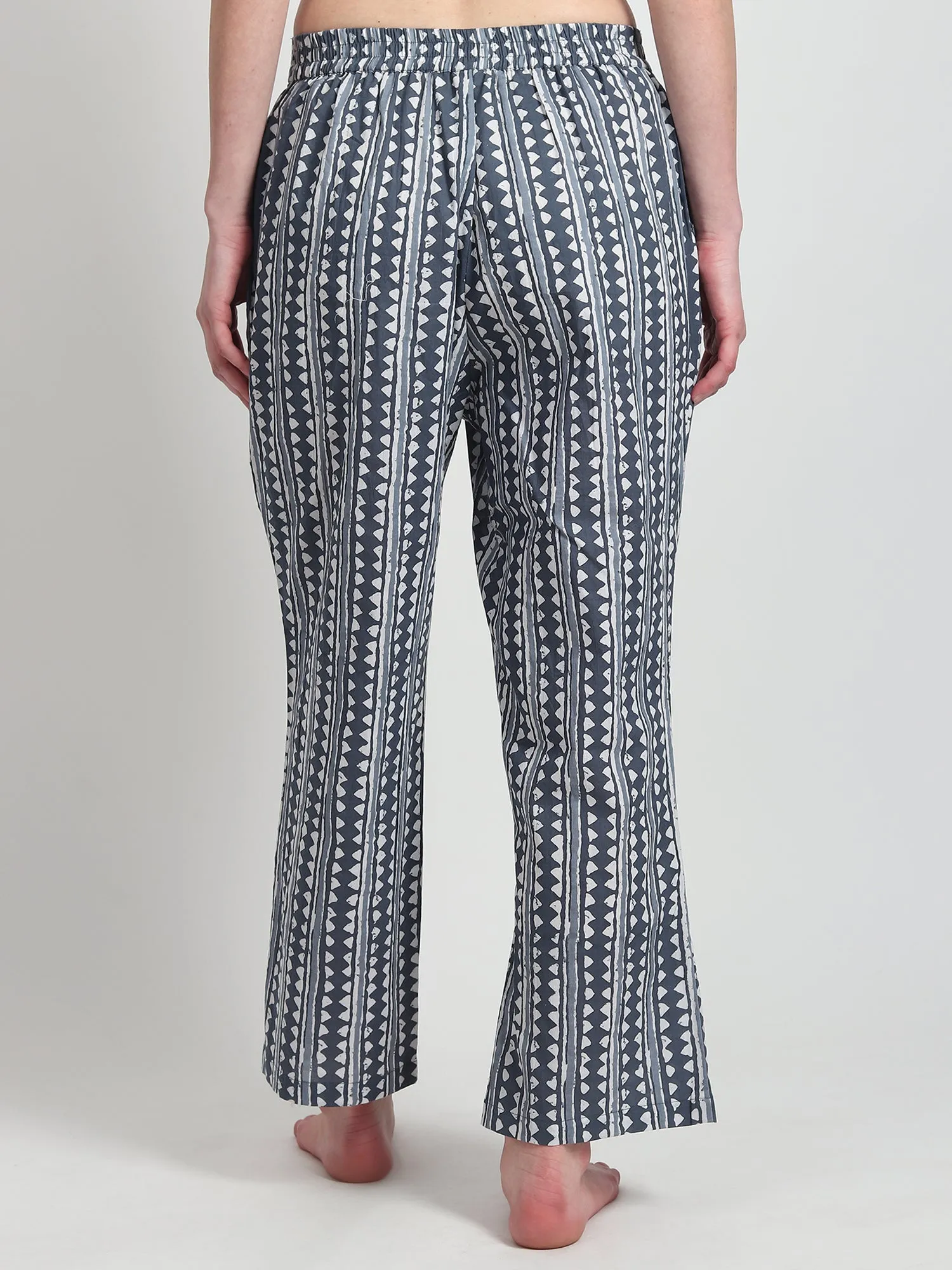 Alyson Block Printed Cotton pants