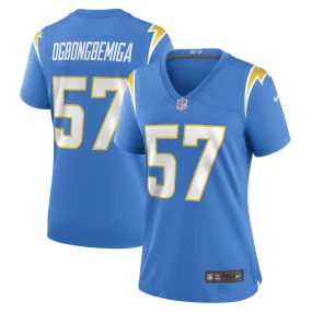 Amen Ogbongbemiga Los Angeles Chargers Nike Women's Game Player Jersey - Powder Blue