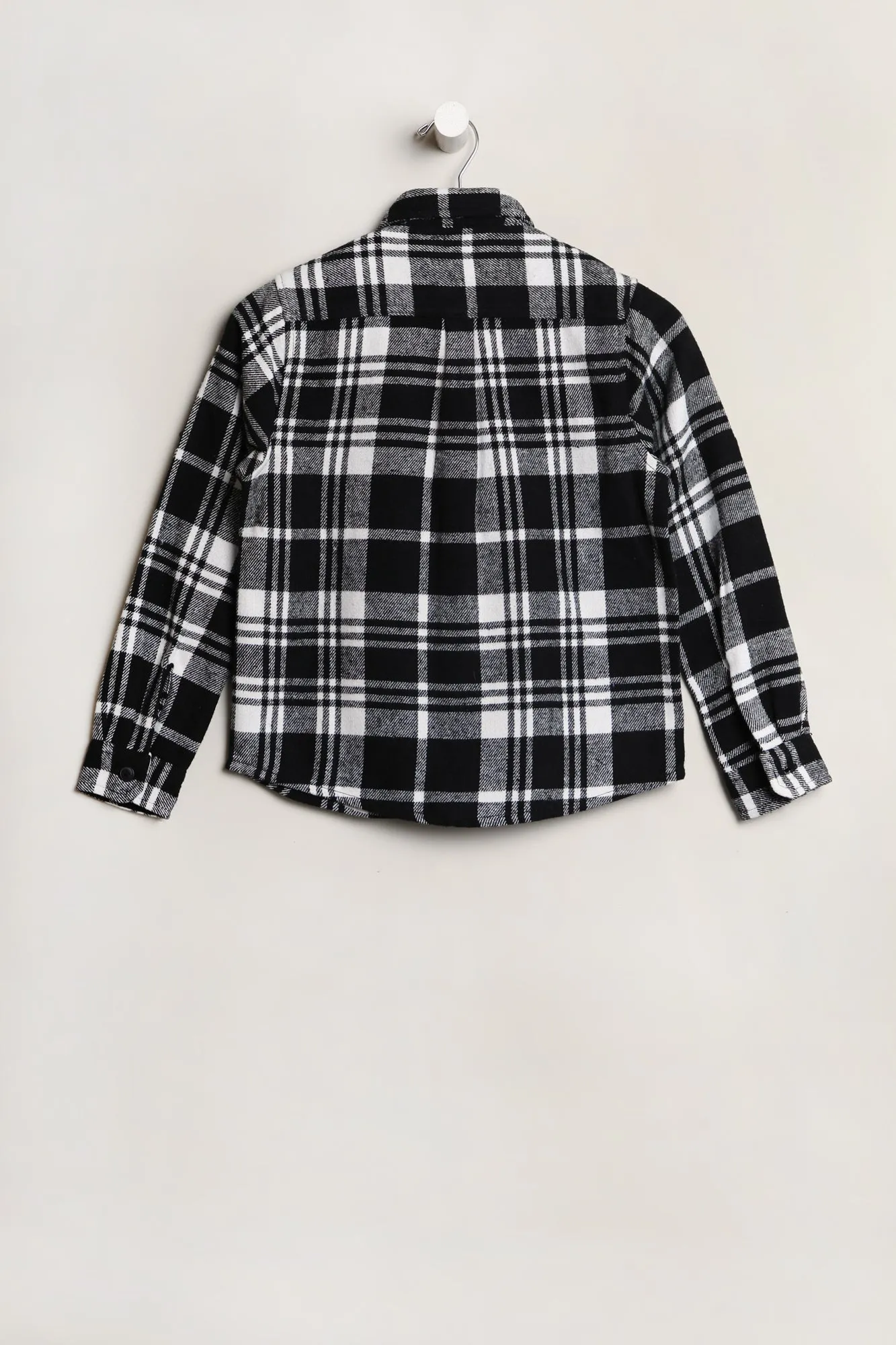 Amnesia Youth Flannel Plaid Button-Up