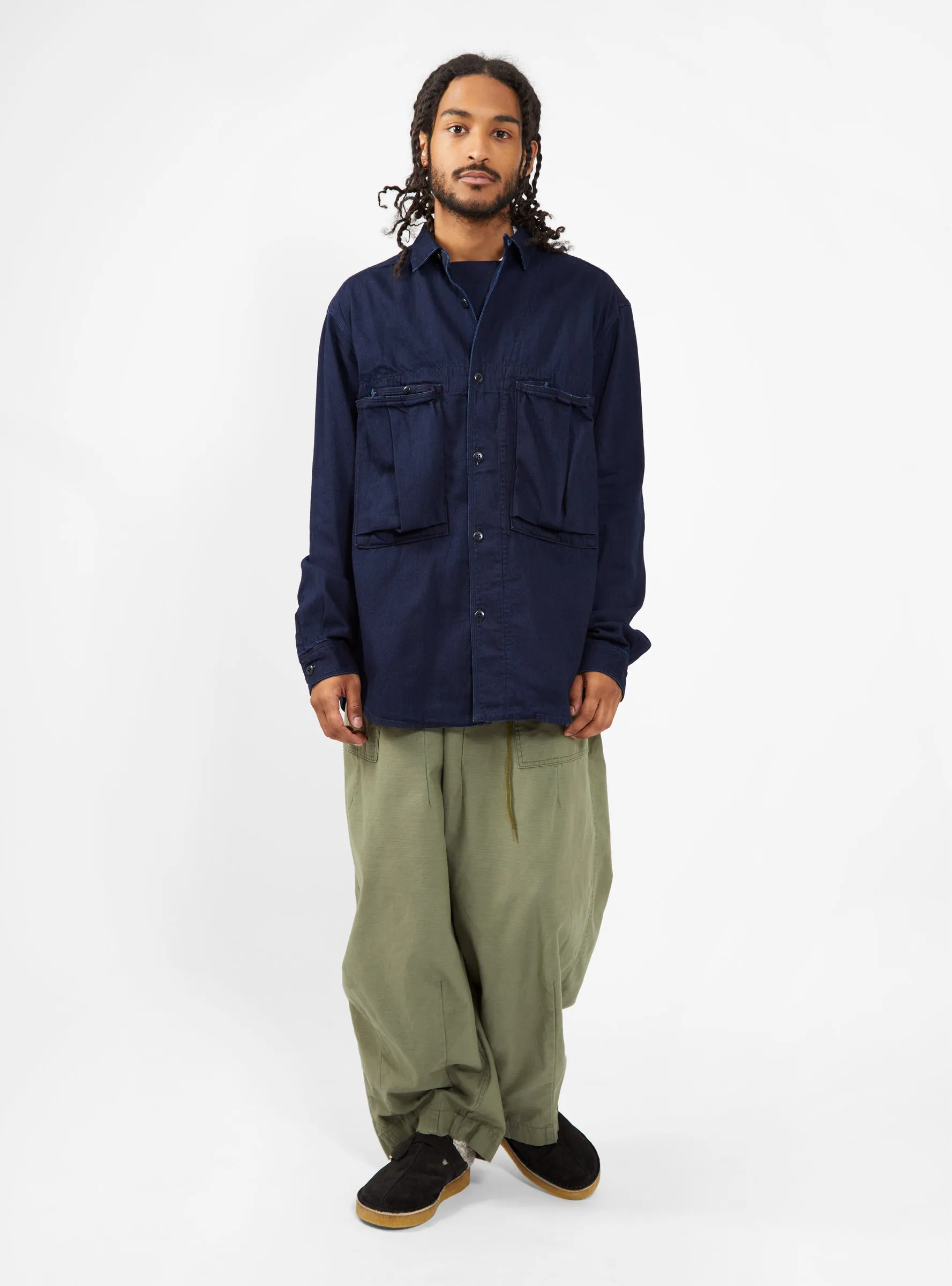 Anorak 8oz Denim Shirt Indigo