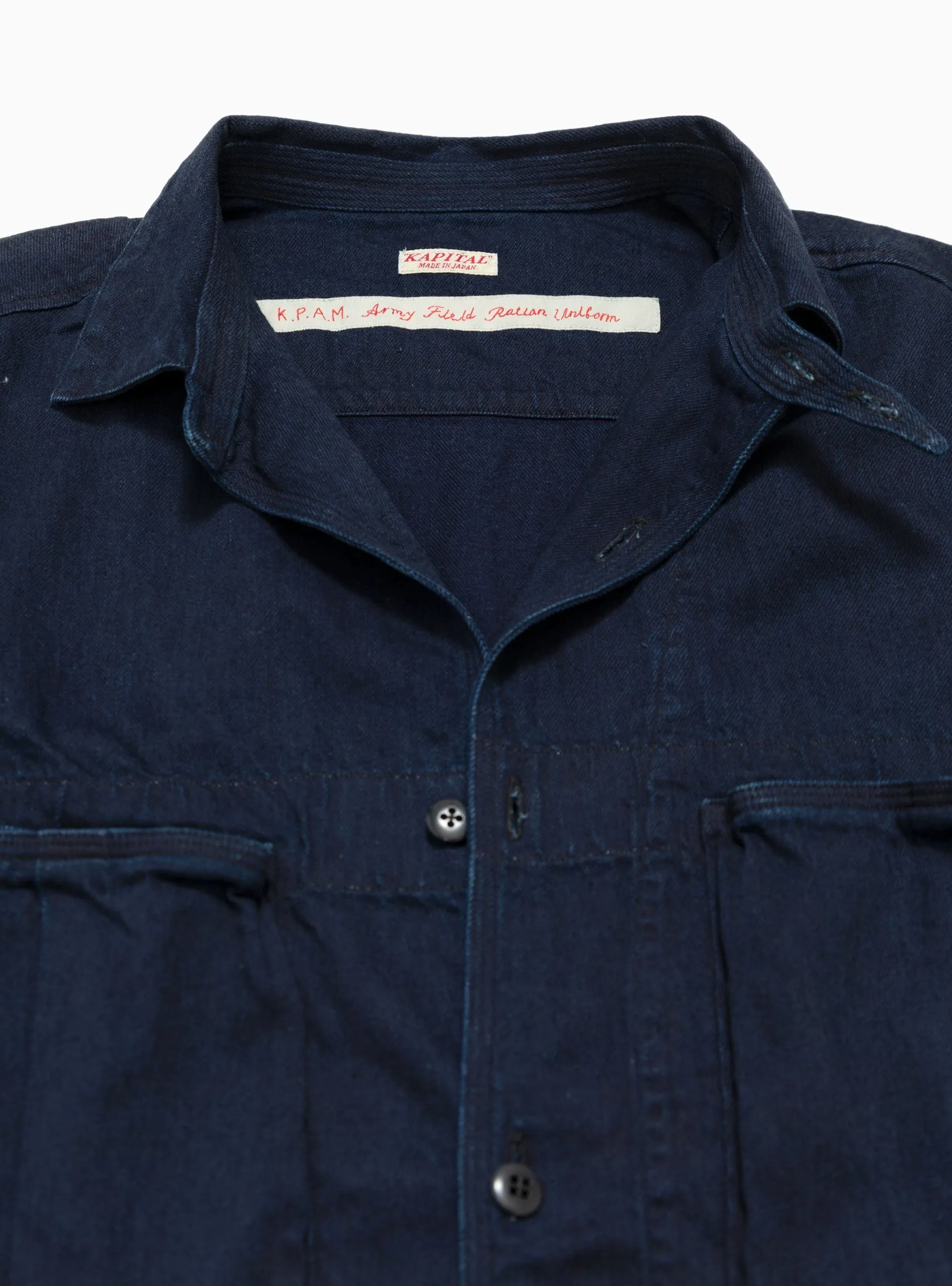 Anorak 8oz Denim Shirt Indigo