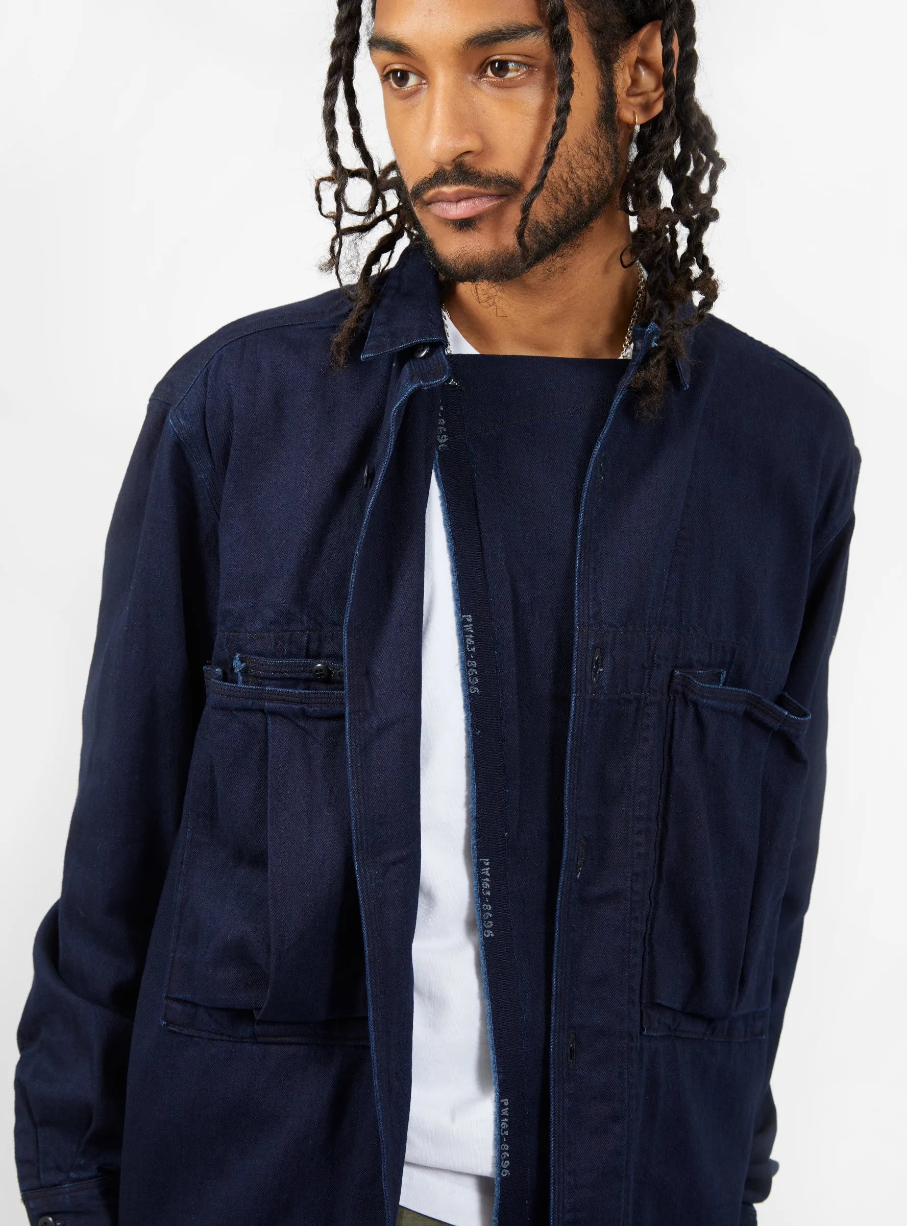 Anorak 8oz Denim Shirt Indigo