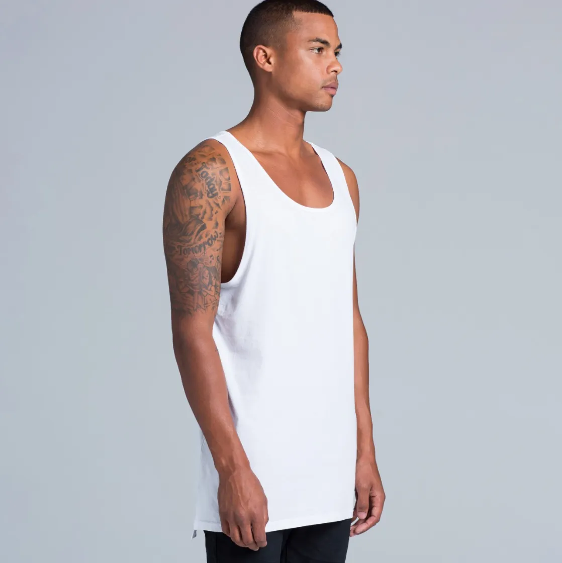 Ascolour Men's Basic White Tank Top