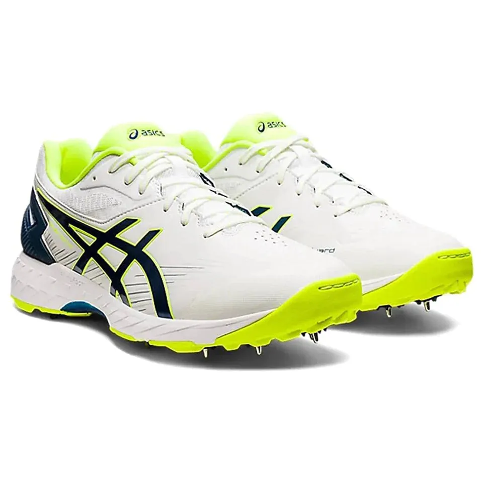 Asics 350 Not Out FF Cricket Shoes - White/Mako Blue