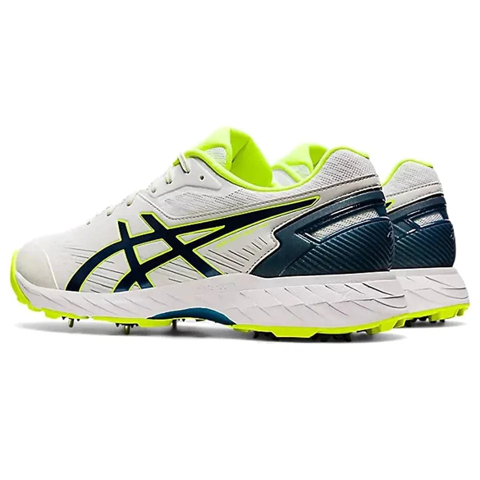 Asics 350 Not Out FF Cricket Shoes - White/Mako Blue