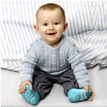 Baby Anti-Slip Funny Quote Socks