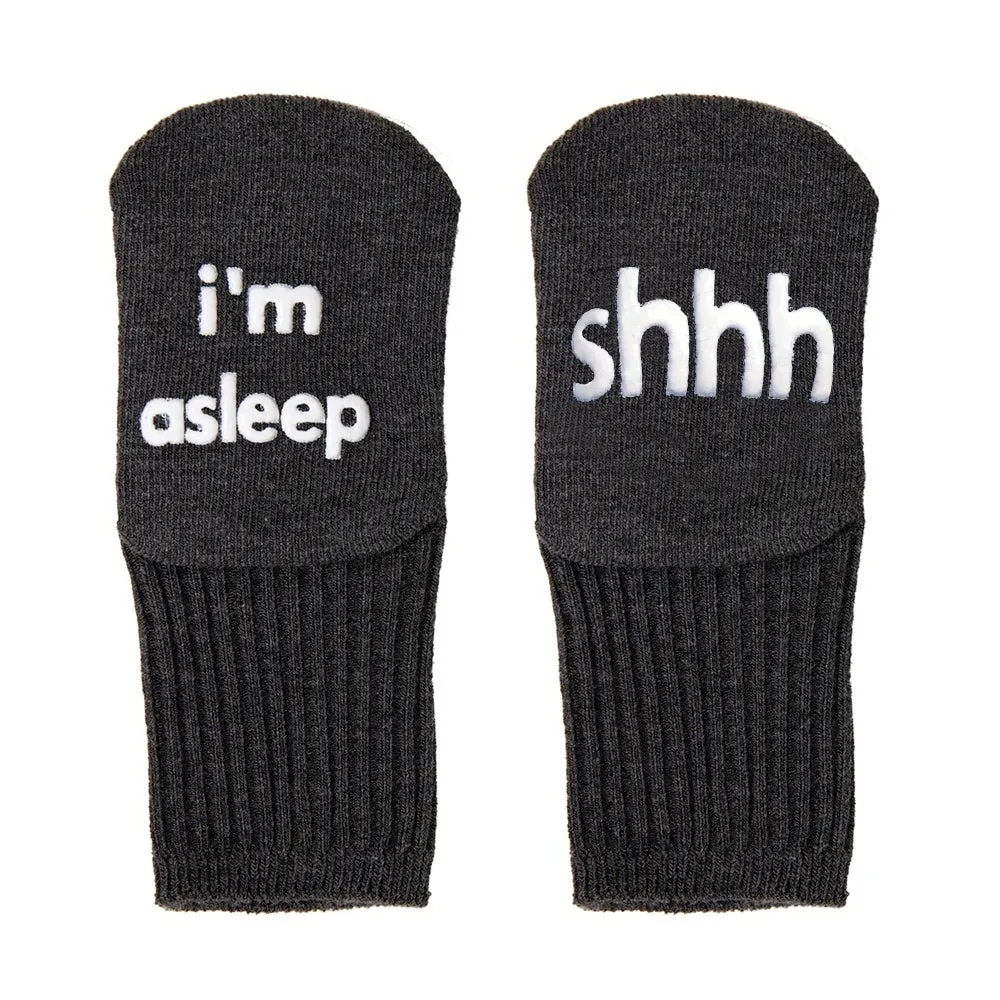 Baby Anti-Slip Funny Quote Socks