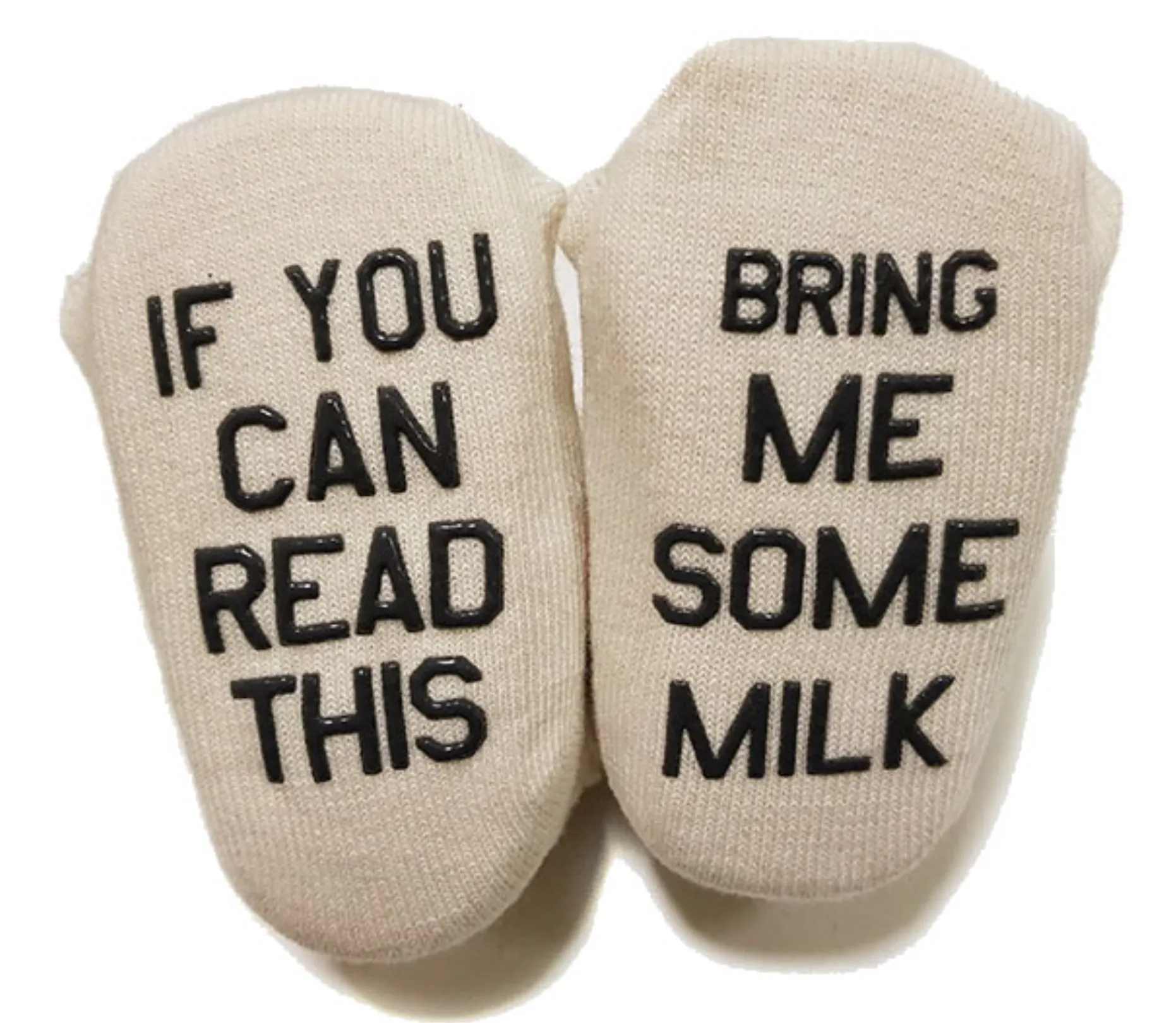 Baby Anti-Slip Funny Quote Socks