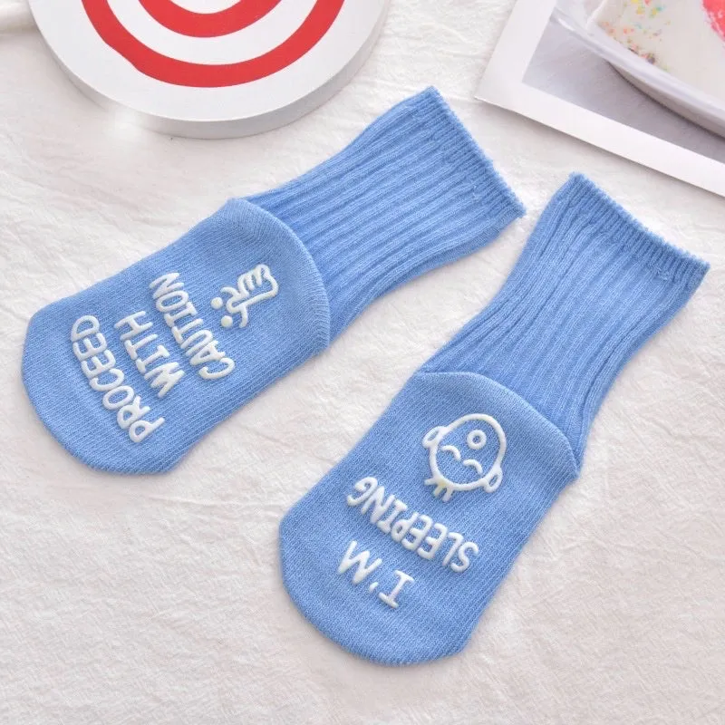 Baby Anti-Slip Funny Quote Socks