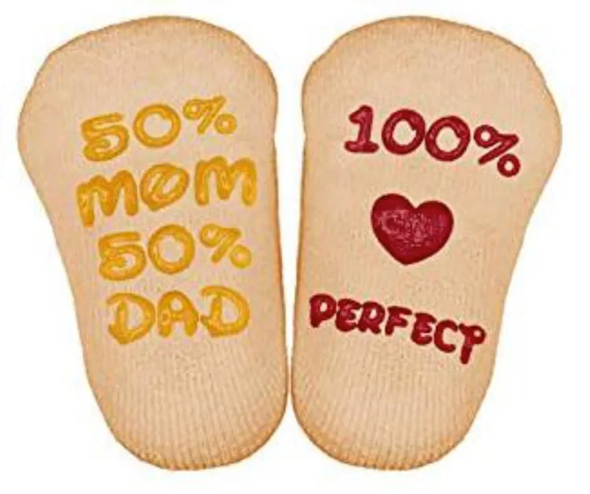 Baby Anti-Slip Funny Quote Socks