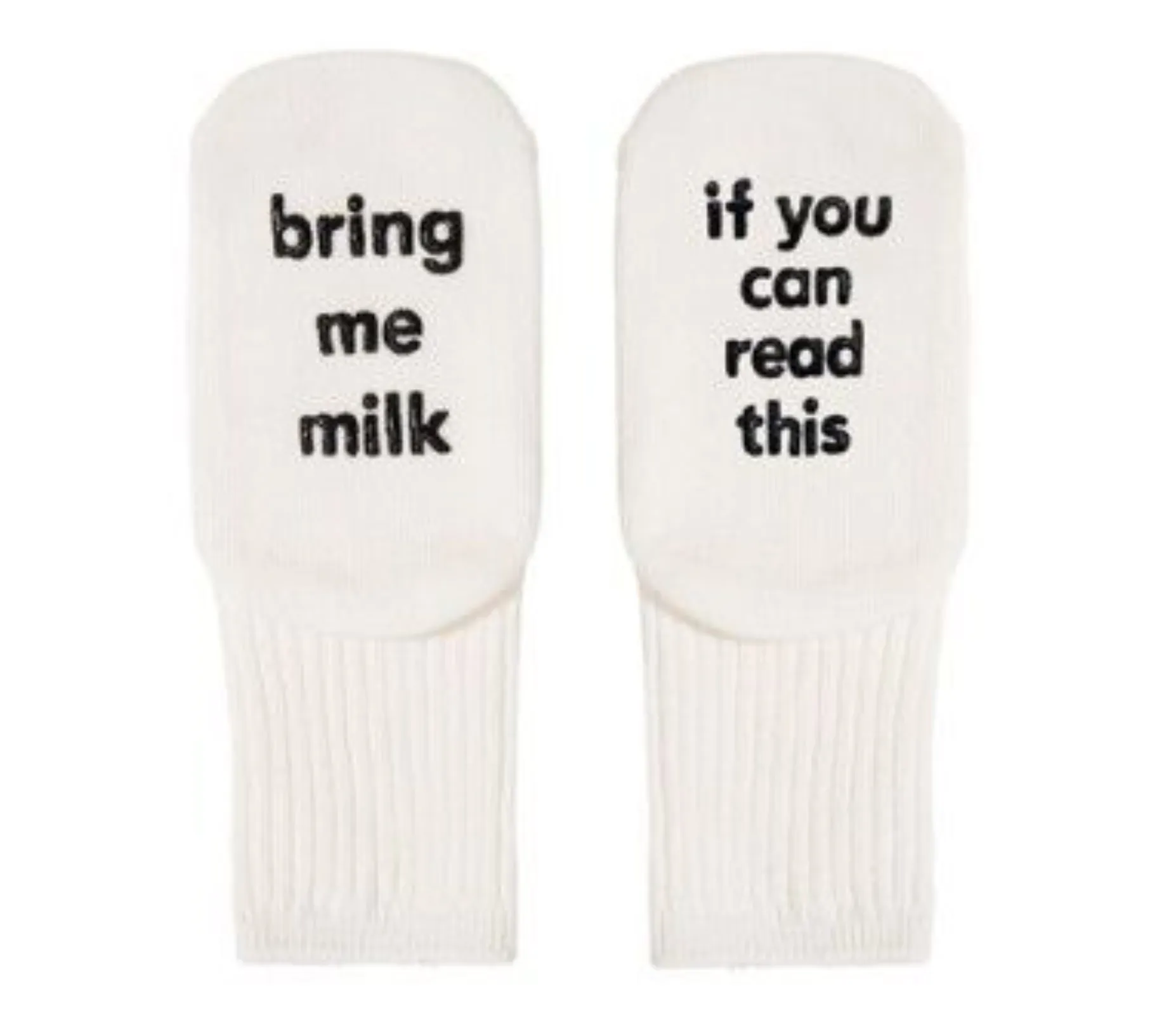 Baby Anti-Slip Funny Quote Socks