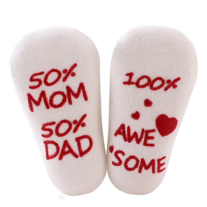 Baby Anti-Slip Funny Quote Socks