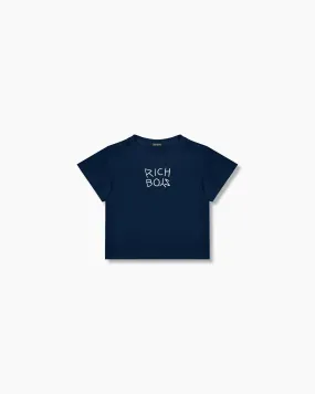 Baby Tee - Navy Blue