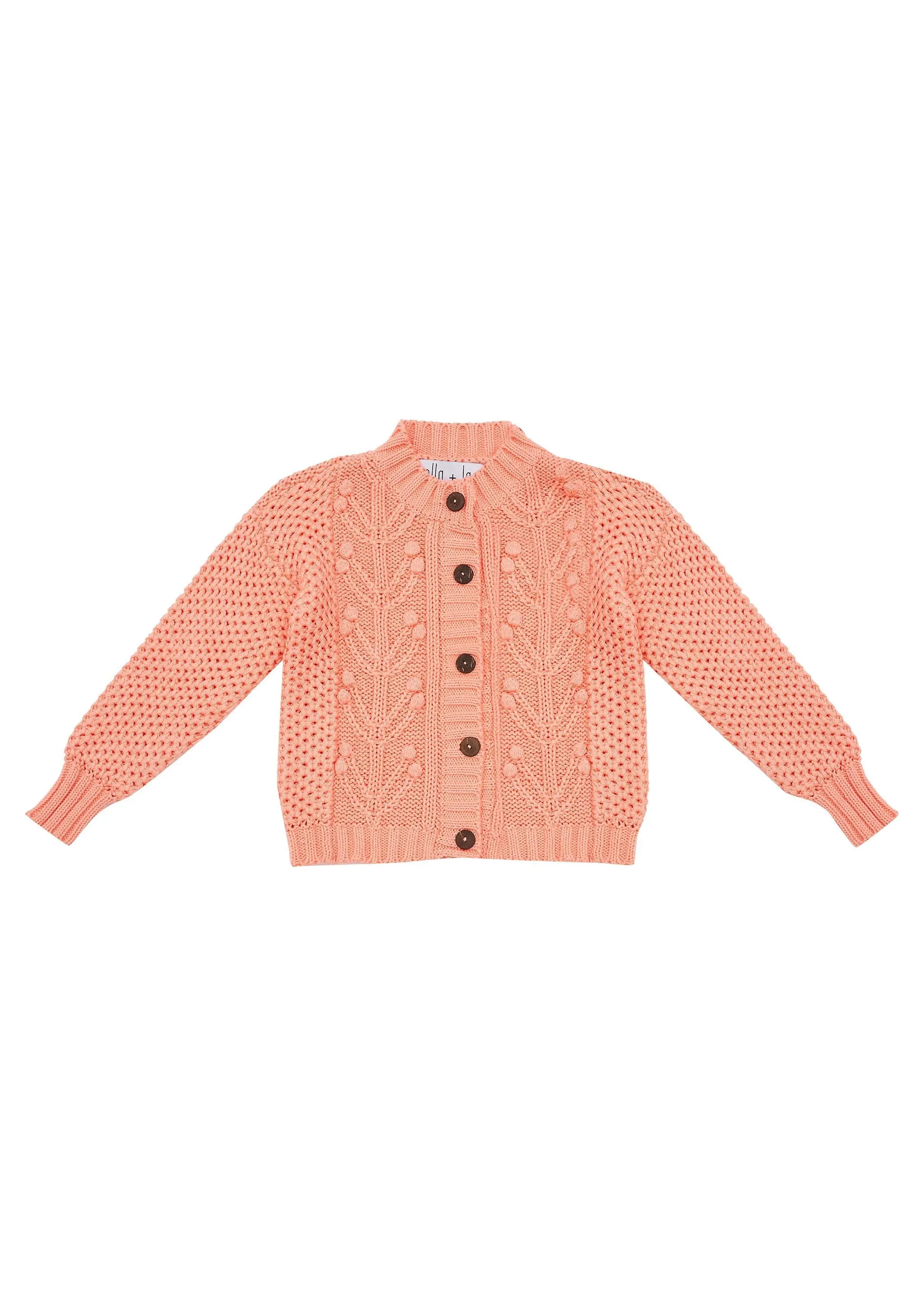 Bella & Lace Ivy Cardi Salmon