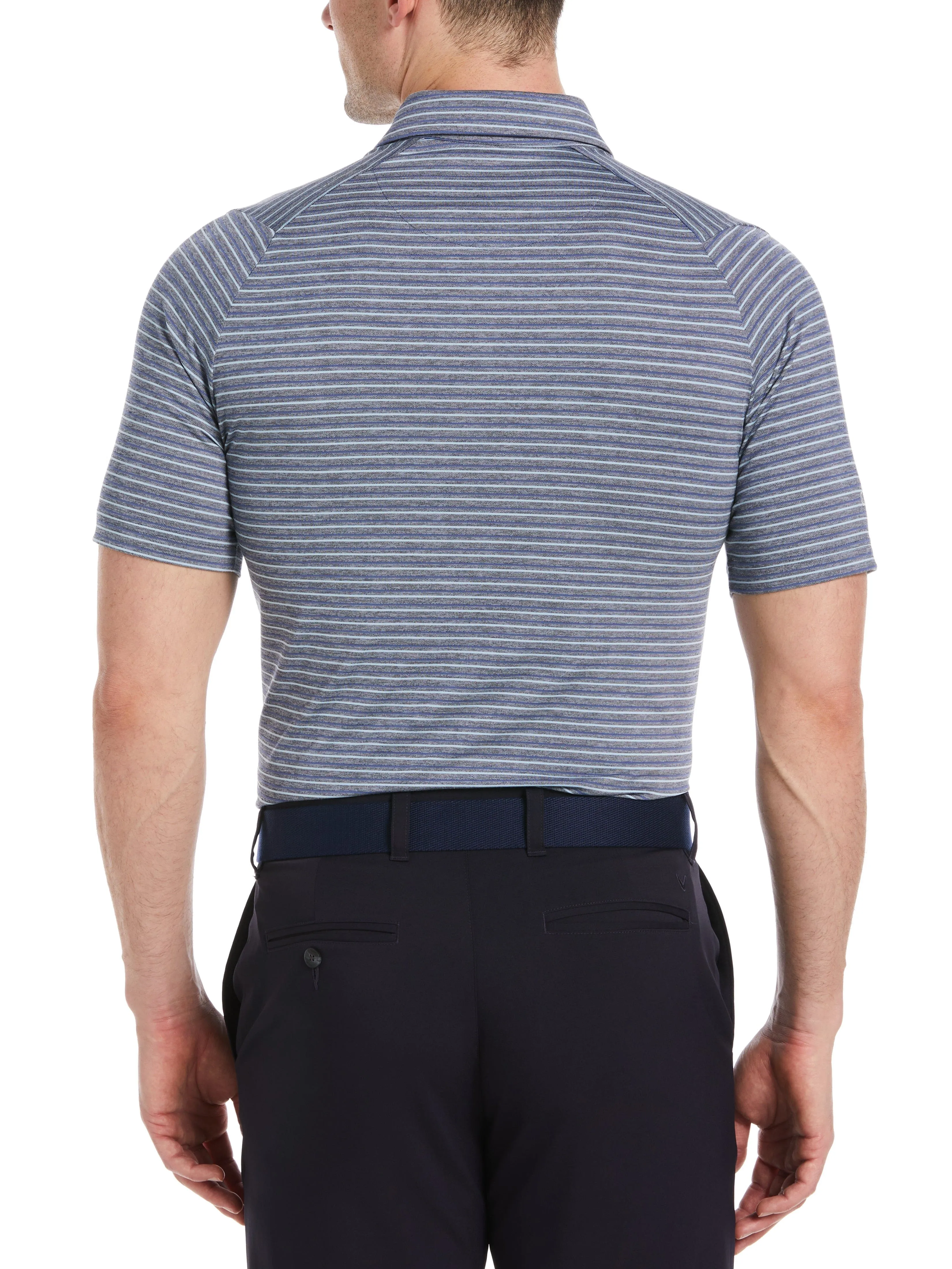 Big & Tall Soft Touch Stripe Golf Polo