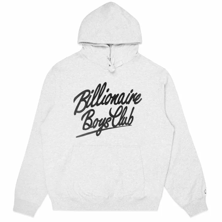 Billionaire Boys Club BB Script Hoodie (Heather Grey) 831-7309