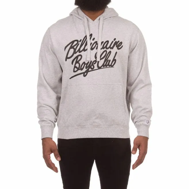 Billionaire Boys Club BB Script Hoodie (Heather Grey) 831-7309