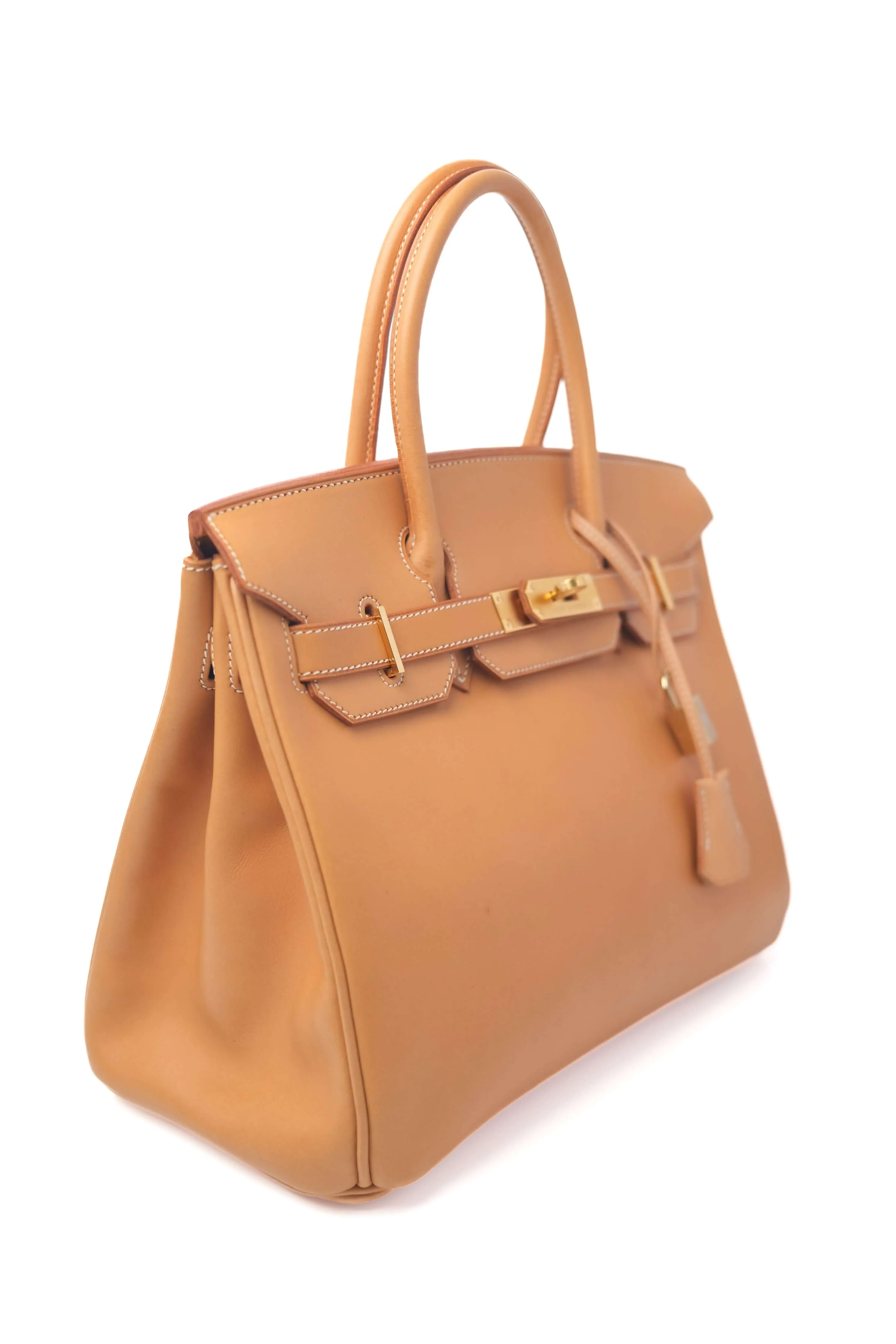 Birkin 30 Vache Naturel Gold Hardware □J