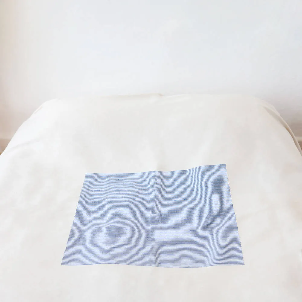 Blue Square Moroccan Bed Spread