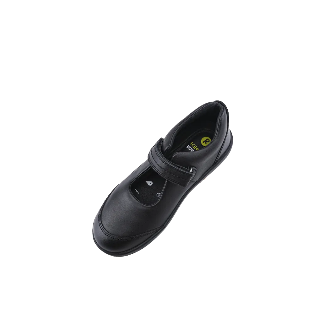 Bobux Kid  Quest Black School Shoe