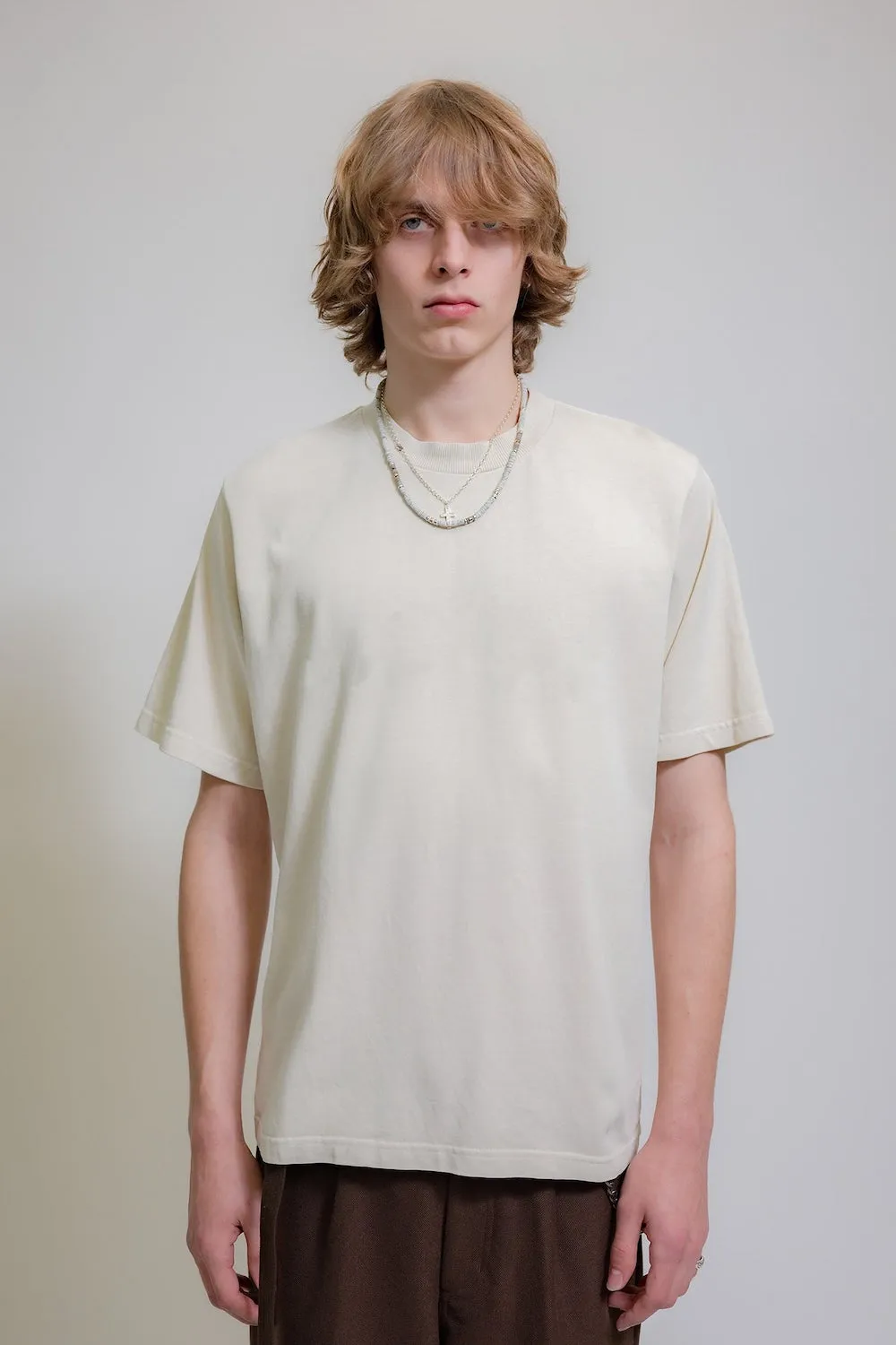 Boxy Tee | Bone