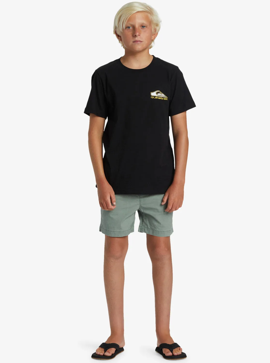 Boys 8-16 Step Up T-Shirt - Black