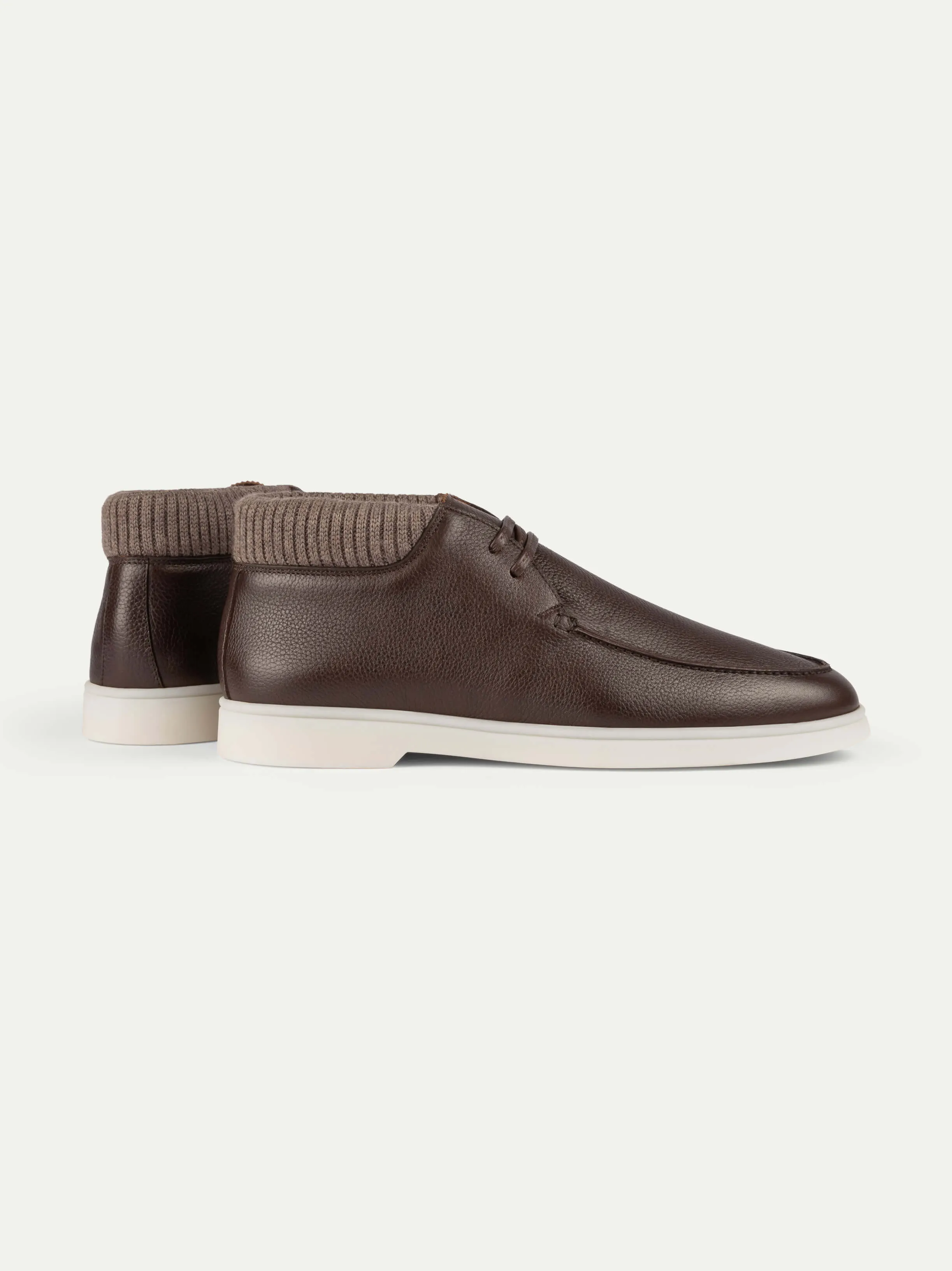 Brown Grain Desert Boot