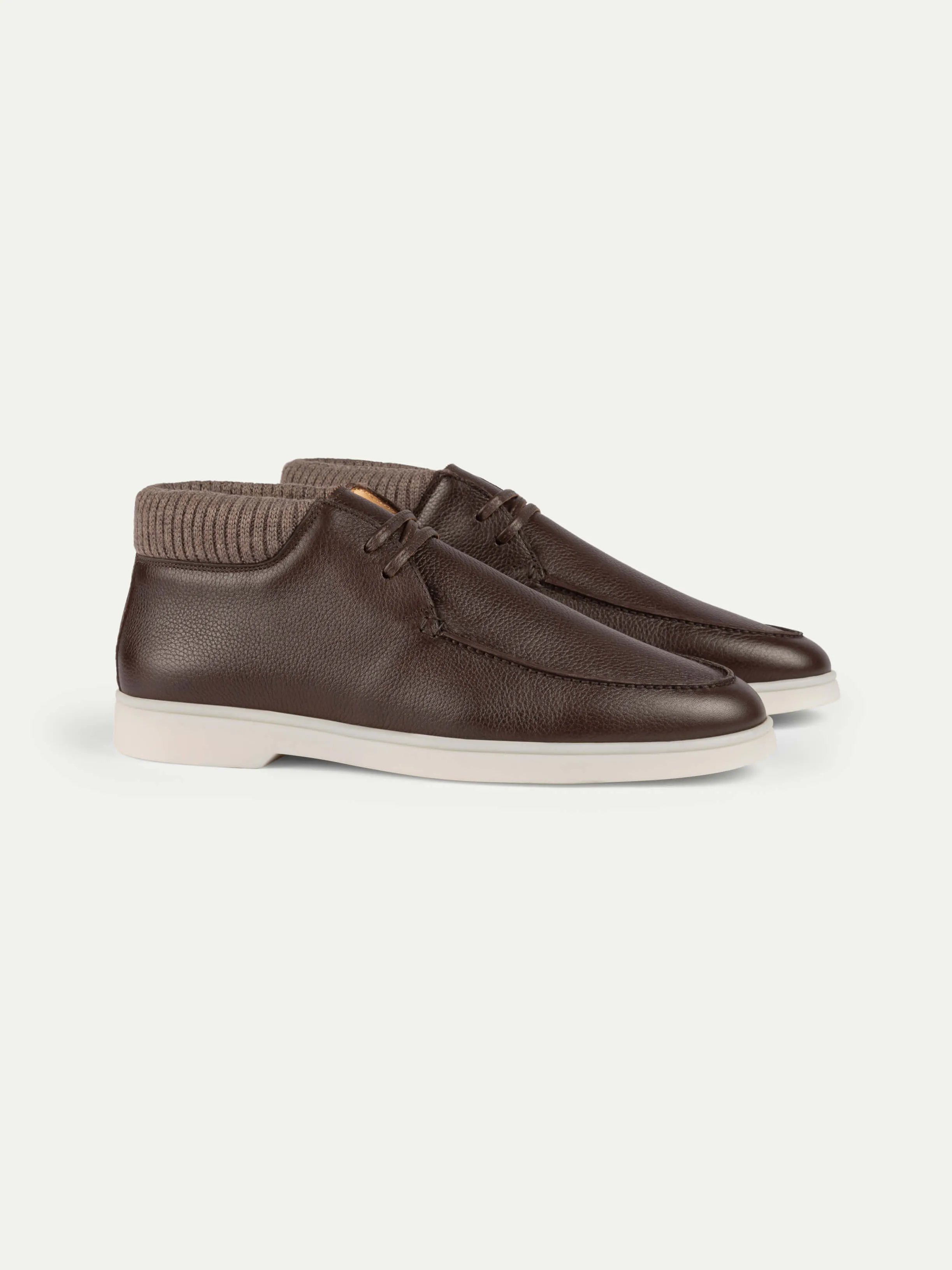 Brown Grain Desert Boot