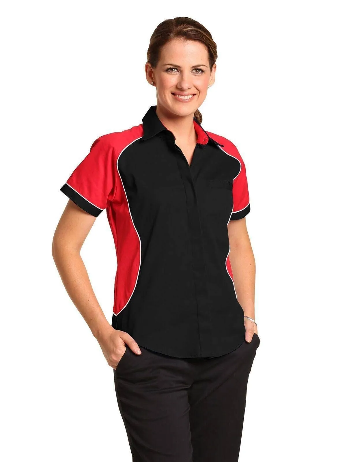 BS16 Women's Arena Tri Colour Contrast Shirt