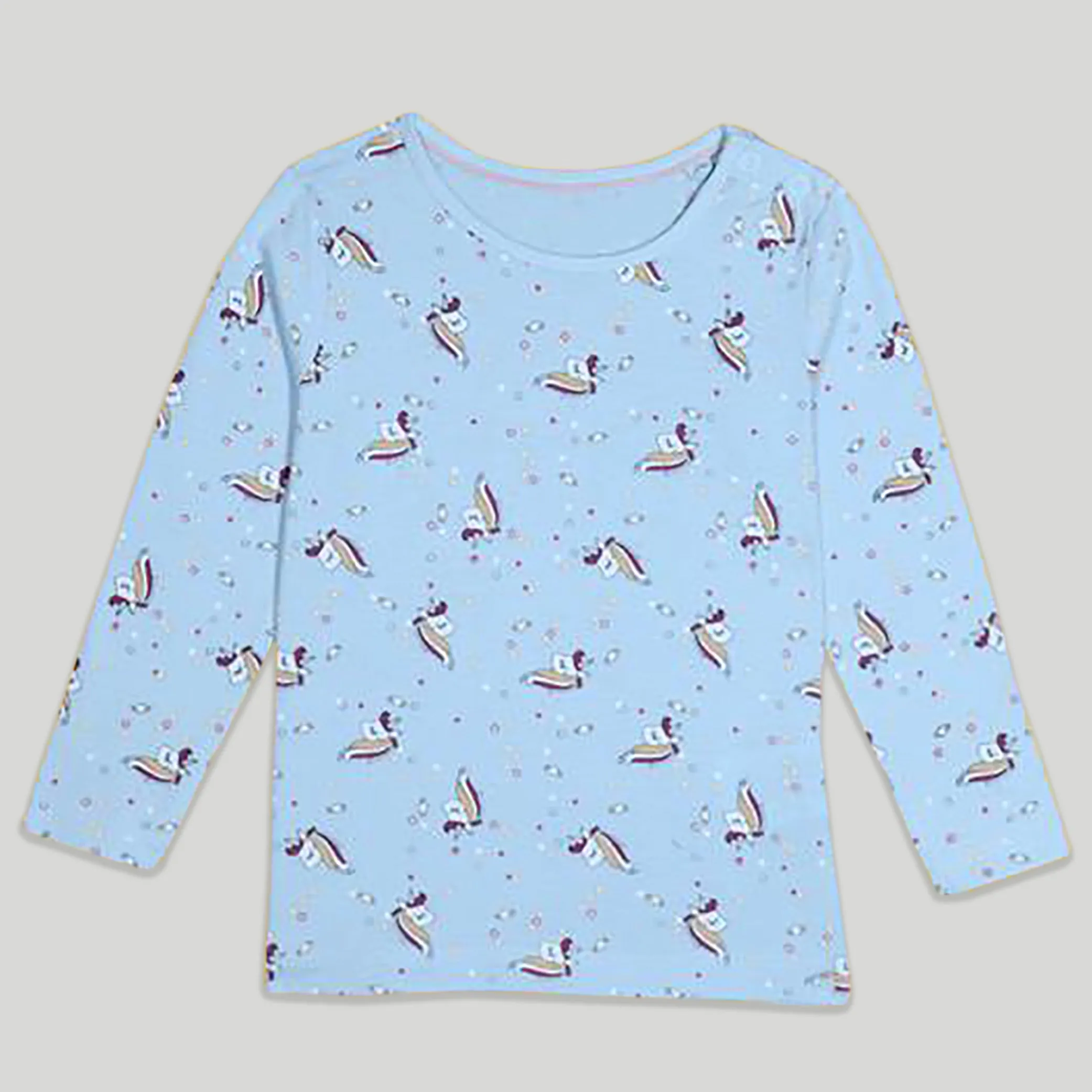 C1065 L P L Sky Blue Sweatshirt