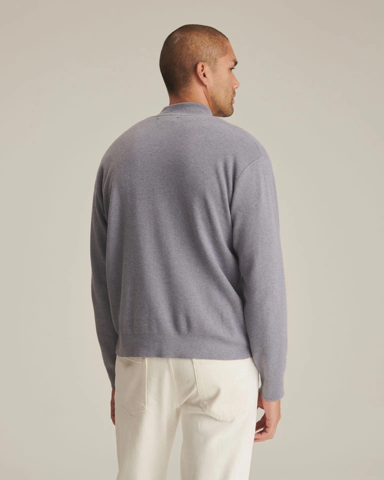 Café Cotton Cashmere Quarter Zip