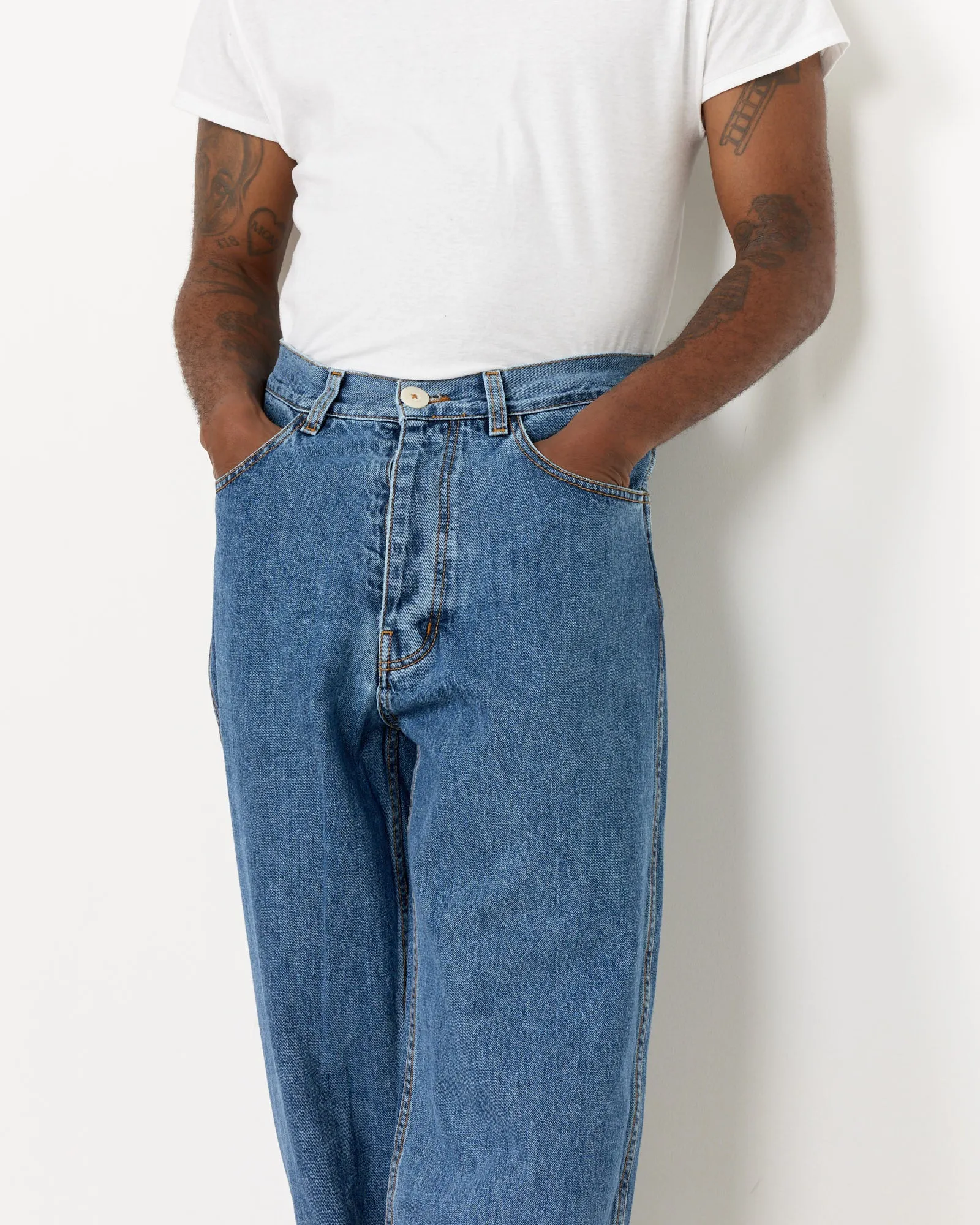 California Wide Pant in Cowboy Blue