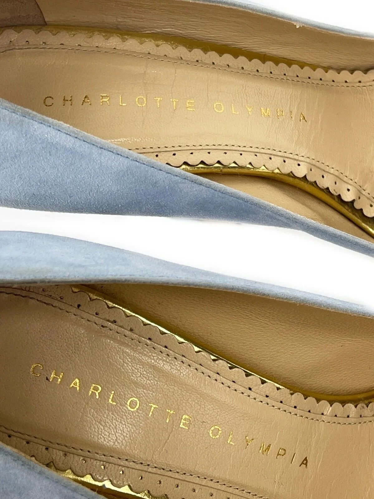 Charlotte Olympia - Very Good - Dolly Light Blue Suede Pumps - 36.5 - US 6.5