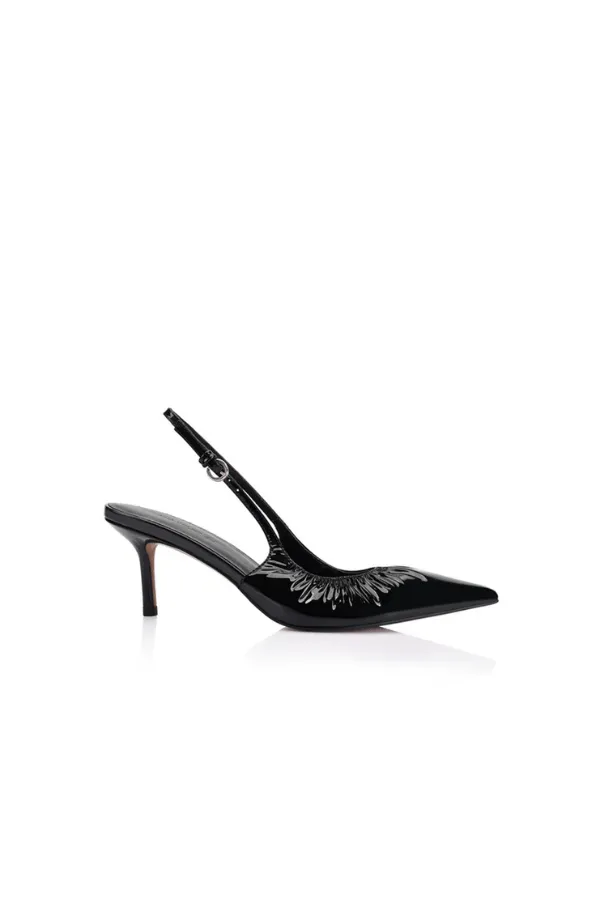 Charlotte Pump Black Patent