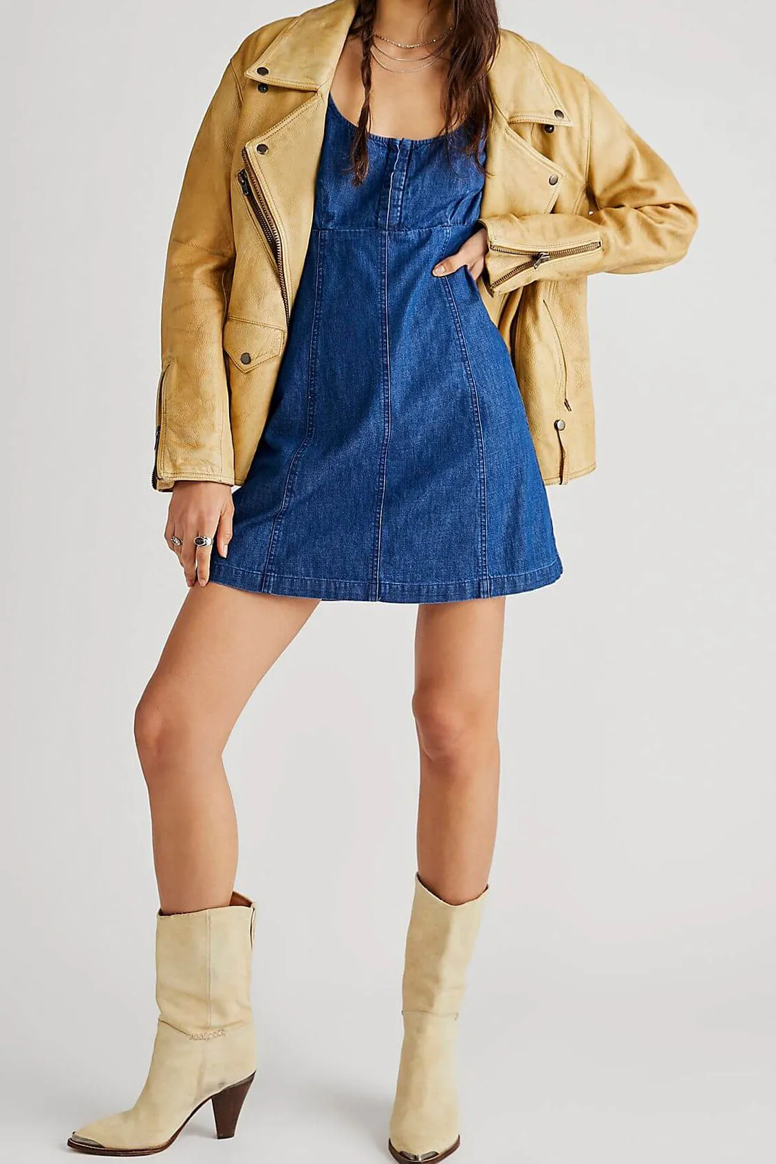 Cheyenne Denim Mini Dress