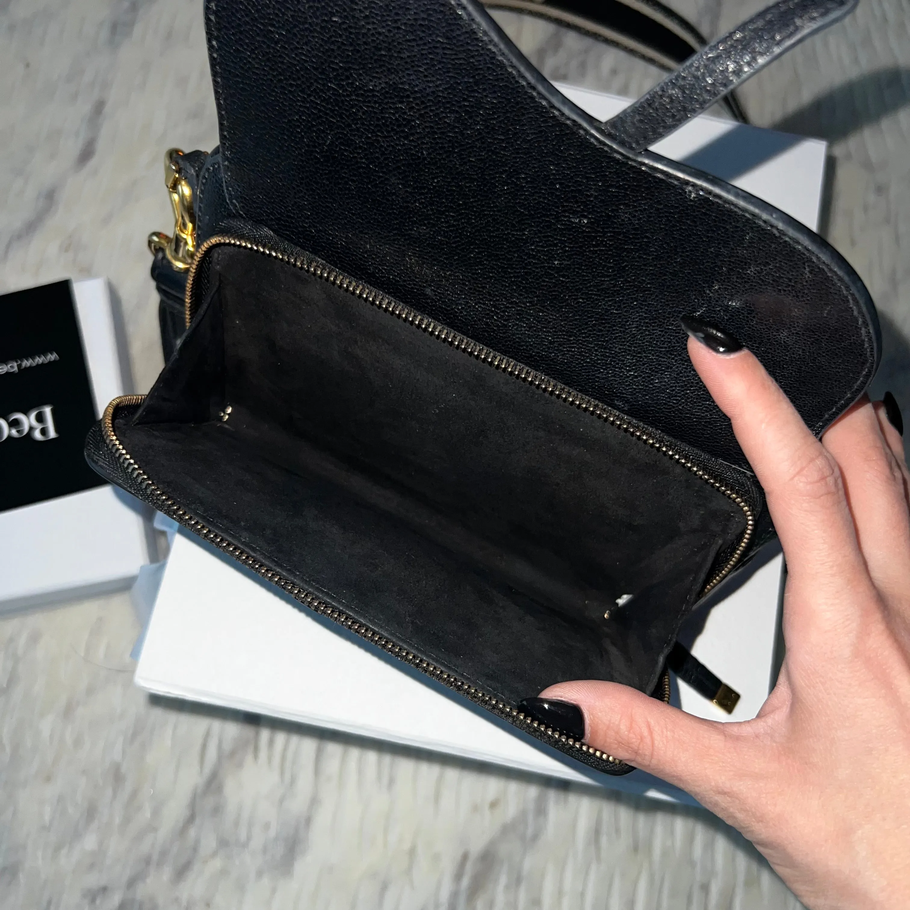 Christian Dior Saddle Double Pouch Bag