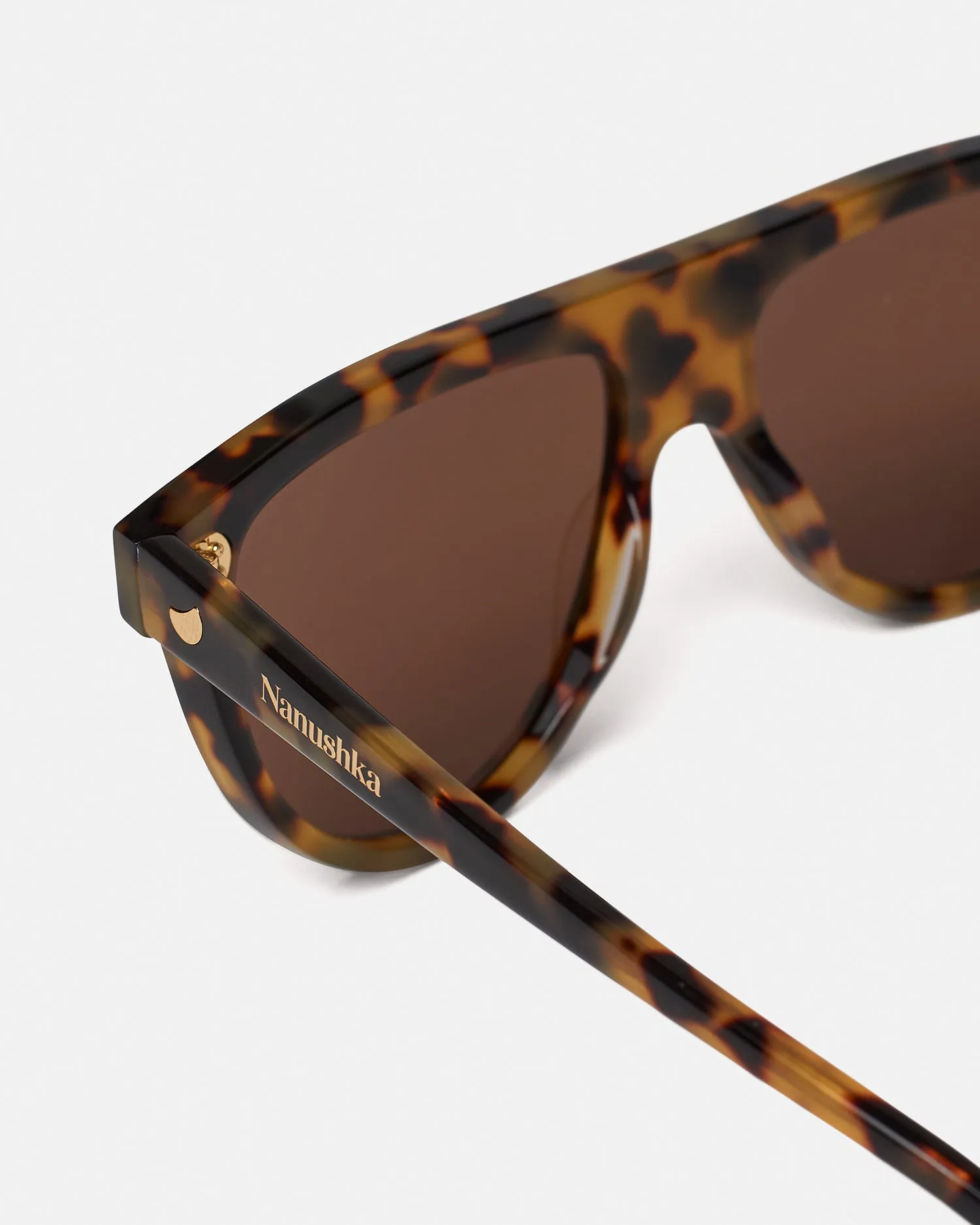 Coleen - Bio-Plastic Sunglasses - Dark Amber