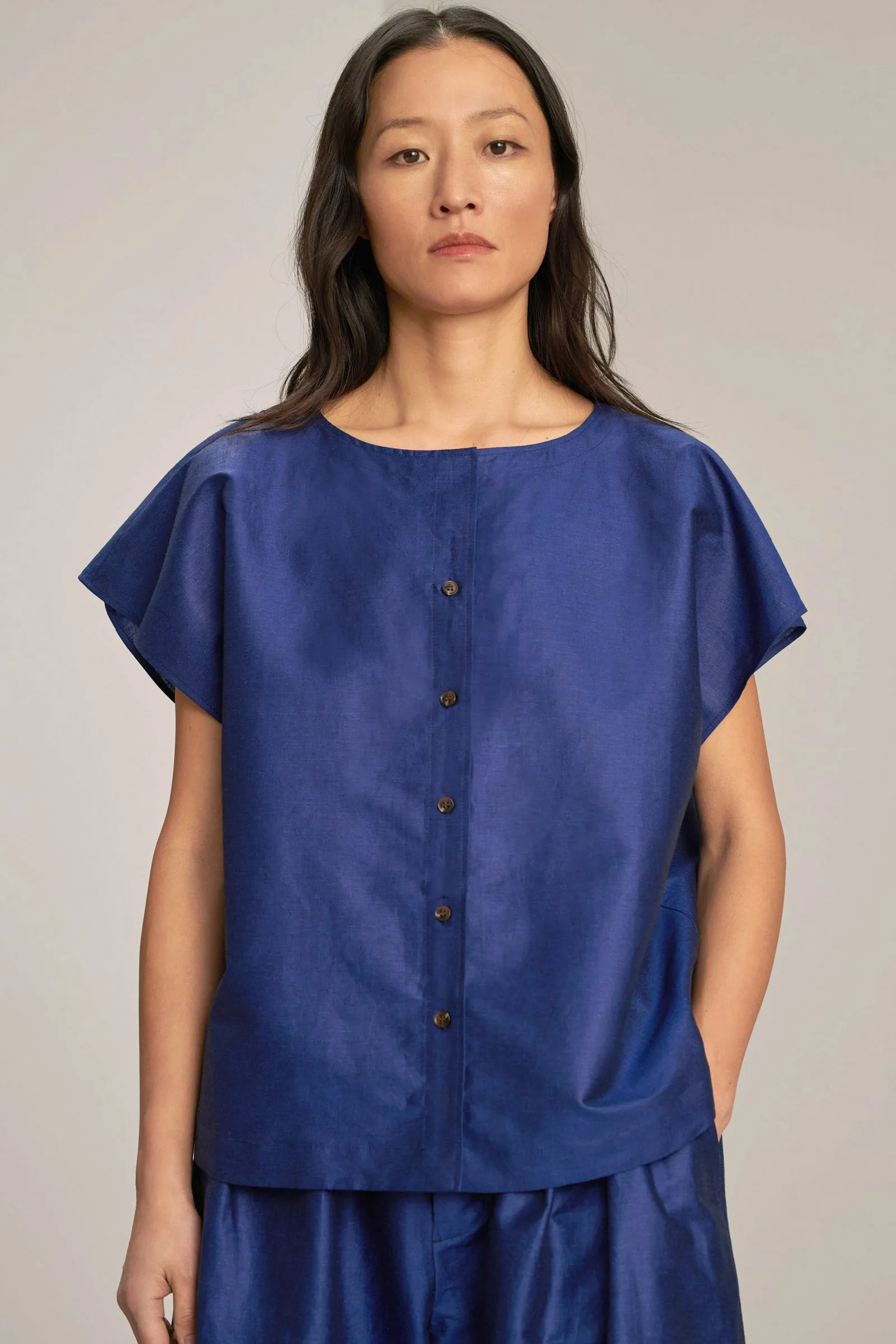 Colombie Cotton Linen Blouse