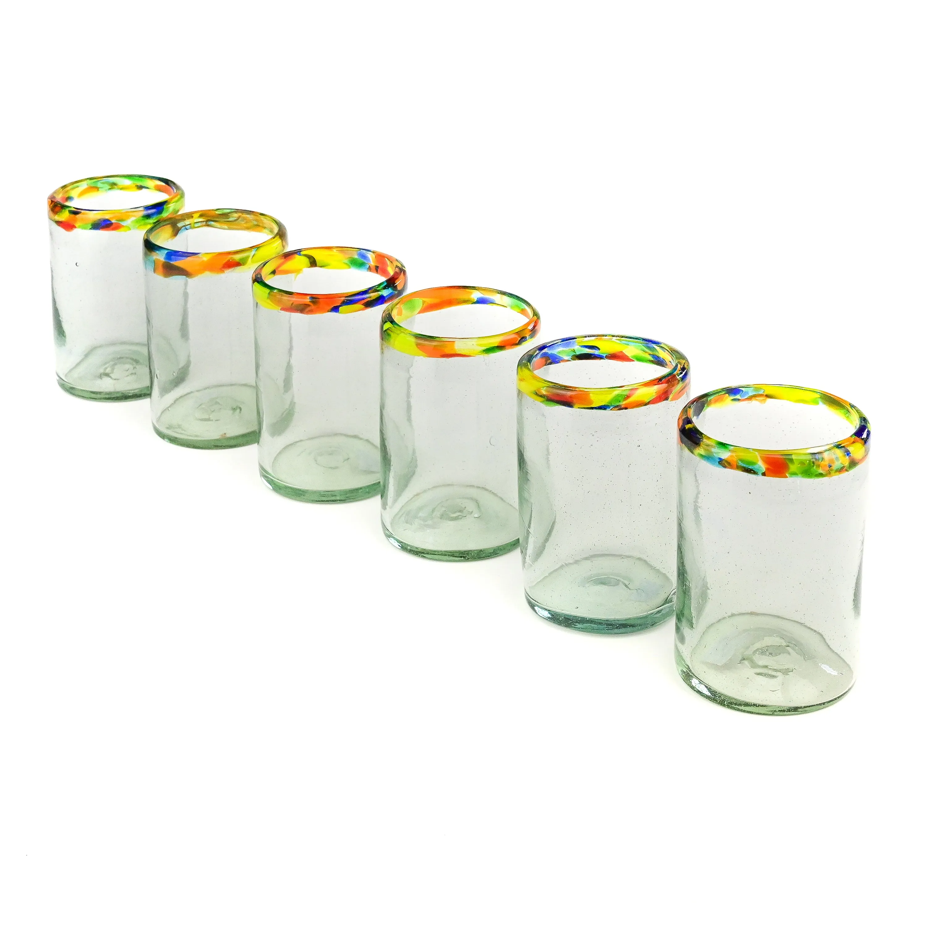 Confetti Rim Tumbler - 16 oz - Set of 6