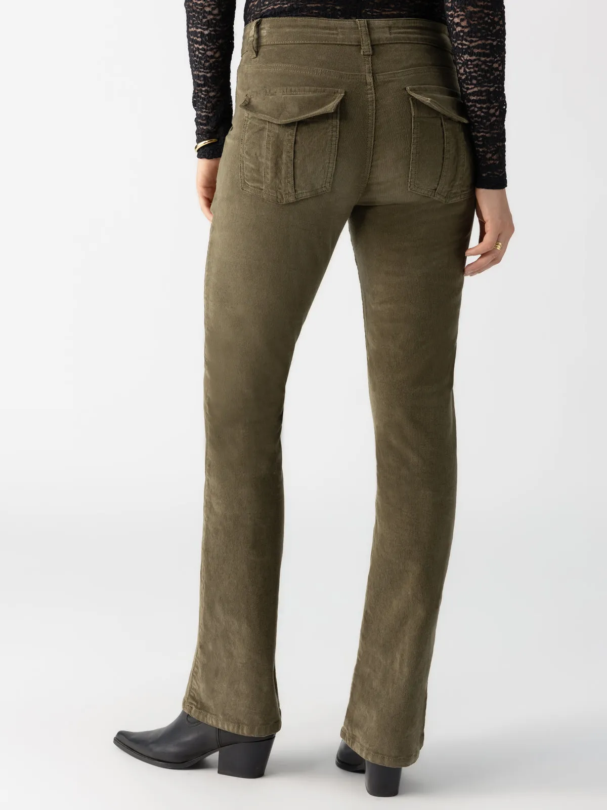 Corduroy Hayden Bootcut Standard Rise Pant Burnt Olive