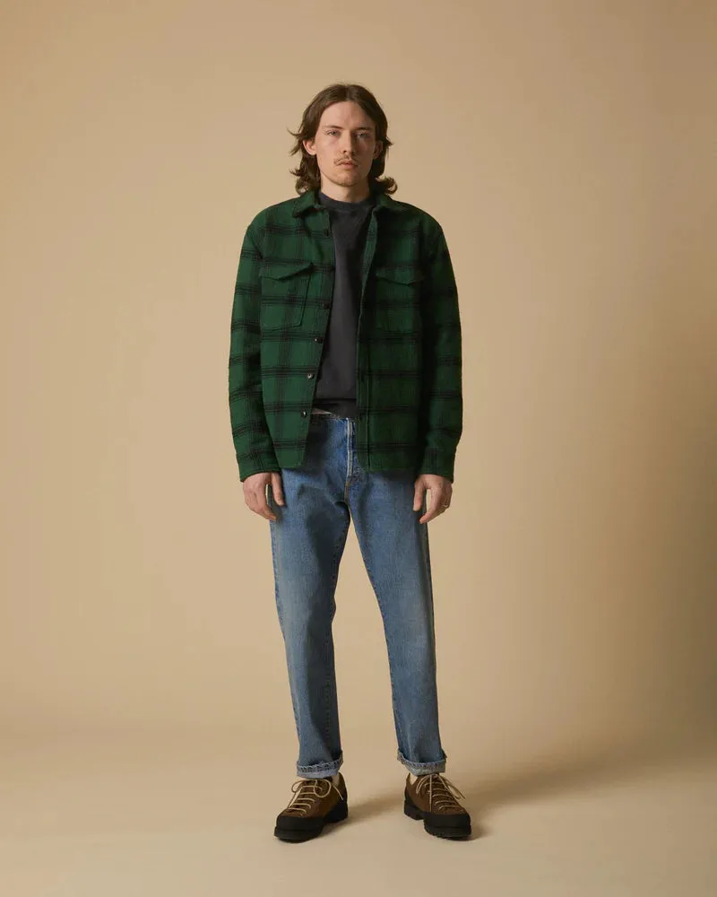 Corridor Deep Forest Plaid LS - Green