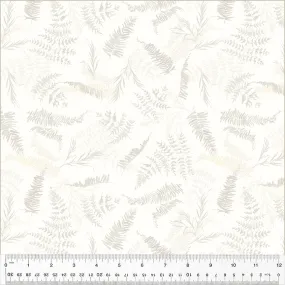 Cotton Fabric, FERN IVORY, 53786D-2, Perennial Collection by Kelly Ventura for Windham Fabrics