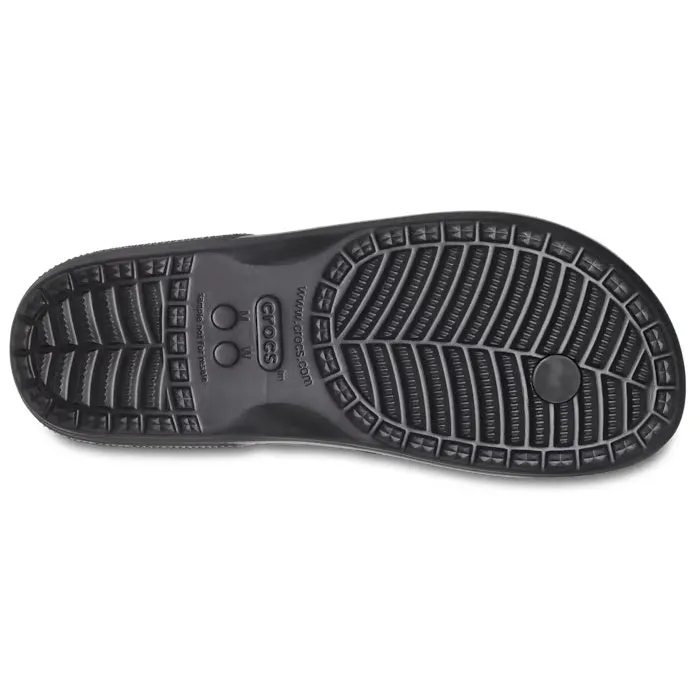 Crocs Classic Flip Black Mens Womens Jandal