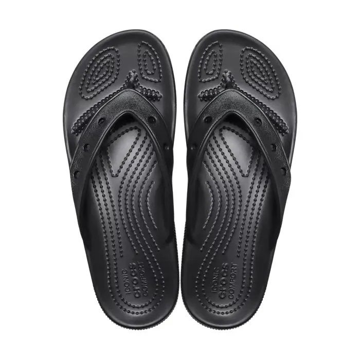 Crocs Classic Flip Black Mens Womens Jandal